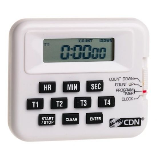 CDN White 4-Way Digital Timer Clock PT2 CC 1751064