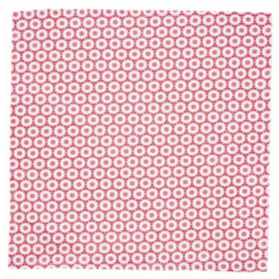 SET 4 NAPKINS CORAL FLOWER 57X57CM CC 811026