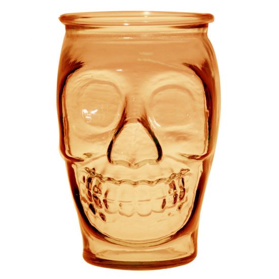 LARGE TUMBLER BROWN 450CL SKULL CC CS-642346DB400-1