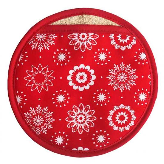 POT GRAB XMAS SNOWFLAKE 22CM CC CS-811104-1